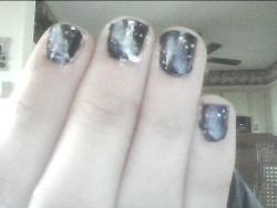 My nails! I don’t know which one I like better. What do