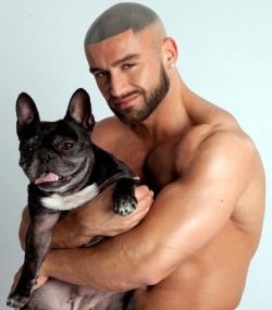 Frenchies: Francois and his French Bull Terrier….