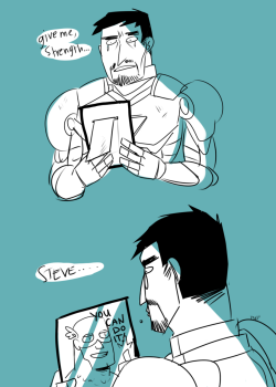 policeghost:  the idea that tony has pictures of cap a like everywhere