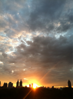 yankeerose:  From the rooftop bar of the MET 