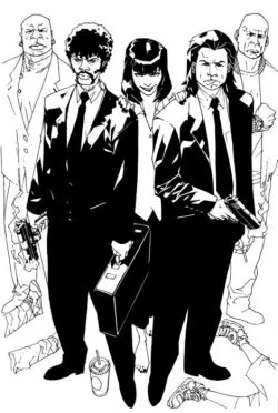 red-she-said:  Pulp Fiction by Jason Pearson 