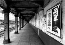 newamsterdamlemonade:   New York City subway station platform,