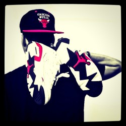 easiestway2j:  #Retro #Jordans #SnapBack #Bulls (Taken with instagram)