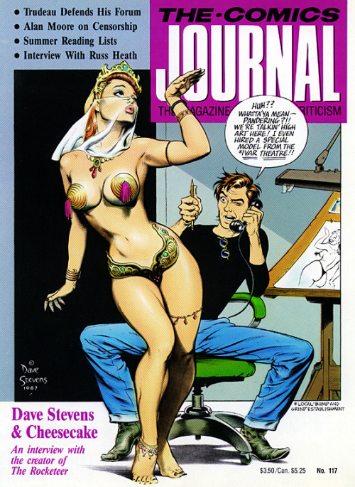 A beautiful Showgirl graces the cover of ‘The COMICS JOURNAL’ #117 (September 1987). It’s by my favorite artist & dearly-missed friend: Dave Stevens.. Ever since seeing this artwork, I wondered aloud what the 'IVAR Theatre’