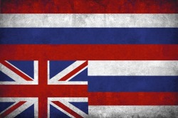 strictly-hawaiian:    Upside down hawaiian flag. You know what