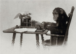  The Infinite Monkey Theorem states that a monkey pressing keys