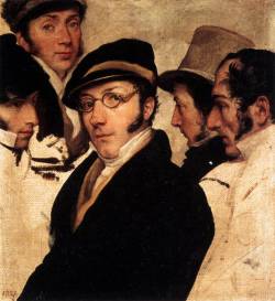 xtwitterpated:  Self-Portrait in a Group of Friends (1824-27),