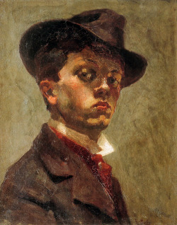 artistandstudio:  Raoul Dufy, Self-Portrait, 1899, Musée National