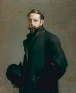 artistandstudio:  Ernest Fosbery, Self-portrait, 1911. National