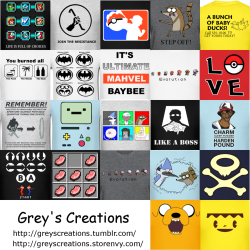 greyscreations:    Giveaway: Geek shirts!! This is my first giveaway