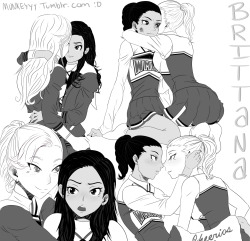 munkeyyy:  IN HONOR OF THE PREMIERE, HAVE SOME BRITTANA DOODLES!!!