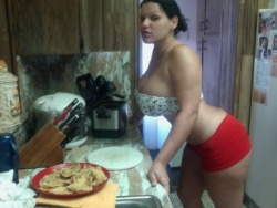 cooking before my first webcam on my site tonight… don’t