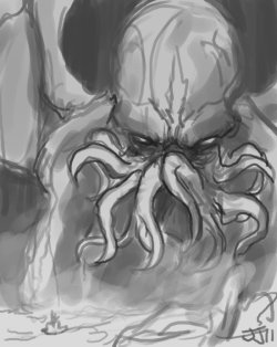 “Hey dude can you draw some Cthulhu, love to see that badass