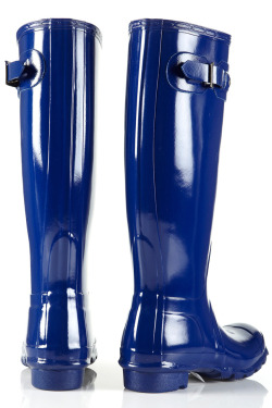 originalblue:  Hunter Glossy Tall Wellies Cobalt Blue £80.00