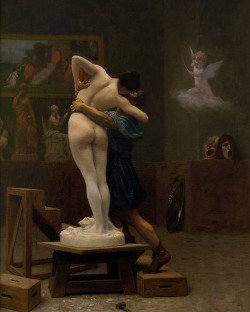 333images:  Pygmalion and Galatea, Gerome, c1890. The “statue