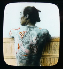 vintage-tattoo:  Mid Nineteenth Century Japanese back tattoo