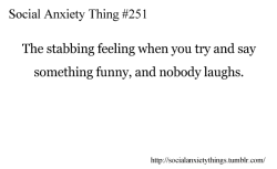 Social Anxiety Things