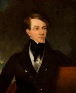 necspenecmetu:  Thomas Sully, Portrait of Lieutenant William