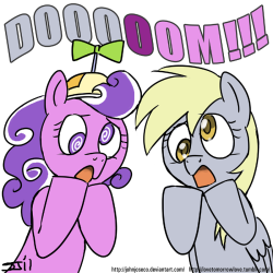 Last pic for now…. Screwball and Derpy Hooves