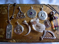 norththought:  eirecrescent:  Just a few things in my jewelry