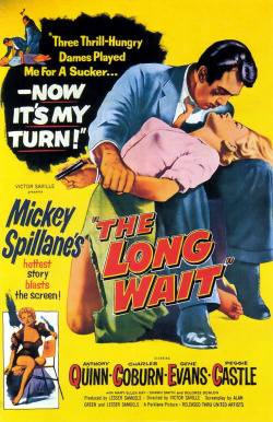 oldfilmposters:  The Long Wait (1954) 