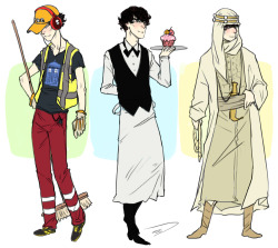 LOL JK here are some not stupid disguises also sherlock trying