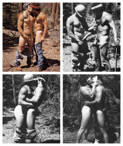 stevanm:  In the woods, gay vintage sex 