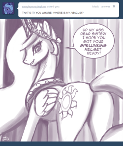 askprincessmolestia:  Ask Princess Molestia #020  A challenge