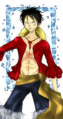Monkey D. Luffy! I drew this to advertise this blog ===> http://askdluffy.tumblr.com/ <===