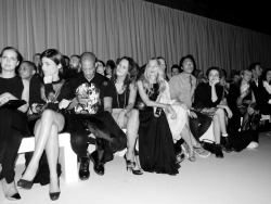 terrysdiary:  Front row at Givenchy.