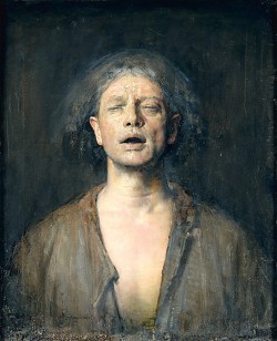 free-parking:  Self-Portrait with Eyes Closed Odd Nerdrum, 1991