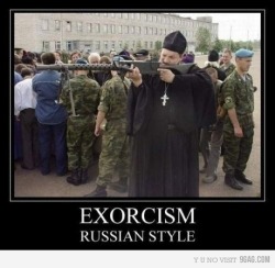 9gag:  Exorcism - Russian Style  m