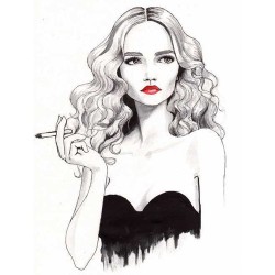 j-e-s-s-was-here:  fashion illustration | Tumblr (clipped to