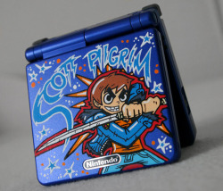 justinrampage:  Scott Pilgrim tears it up in Oskunk’s new custom