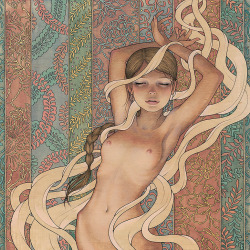 zuppadivetro:  supersonicelectronic:  New work by Audrey Kawasaki.