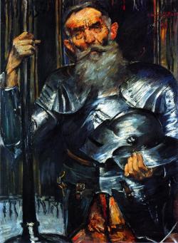peira:  Lovis Corinth:  Old Man in Armour (1915) 