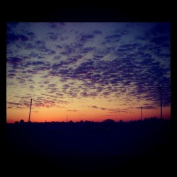 Mornin’ sunrise. (Taken with instagram)