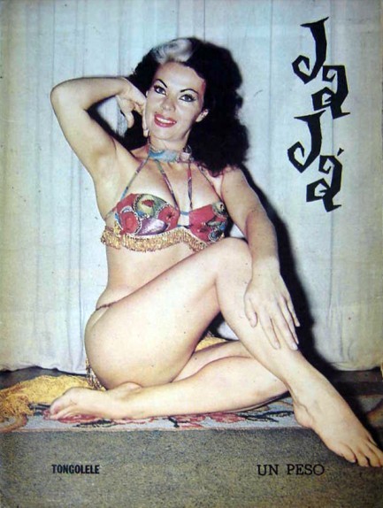 bhof:  Tongolele (aka. Yolanda Montes) graces the cover of 50’s-era ‘Ja Jå’ magazine.. 