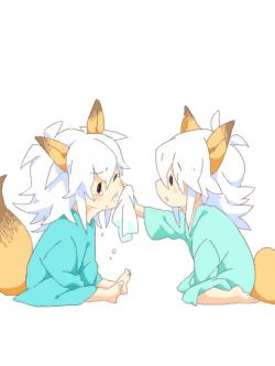 senet:   えぐえぐ by うさむし  THIS IS ADORABLE. owo