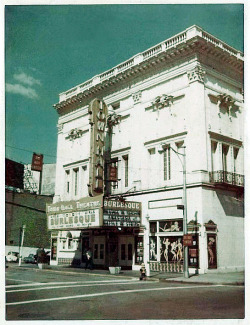 A polaroid photo of Toledo’s ‘TOWN HALL Theatre’,