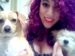 Cinnamon and Kandi.My pups are cute. <3 