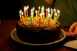  make a wish and blow out the candles :)