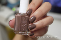 highonpolish:  Essie: Mink MuffsI’ve been looking for a milk