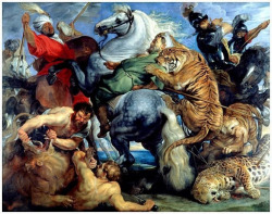 100artistsbook:  Peter-Paul Rubens (1577-1640)  La Chasse au