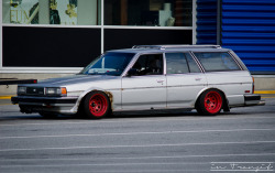 stance-illuminati:  86 cressy wagon with an s14 sr20 swapped