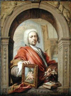 loquaciousconnoisseur:  Jacques Ignatius de Roore Self Portrait