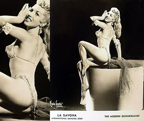 La Savona   —   International Dancing Star aka. “The Modern Scheherazade”..