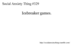 Social Anxiety Things