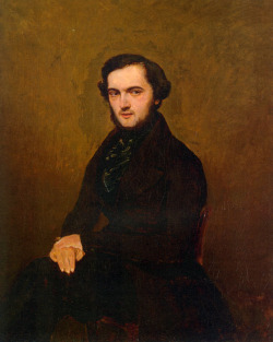 malebeautyinart:  Portrait of a Gentleman (1829). Jean-Baptiste-Camille