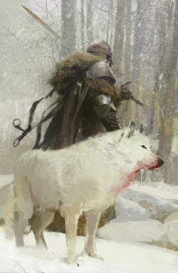 fuckyeahvikingsandcelts:  Wolf Viking by Jaime Jones 